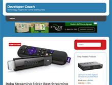Tablet Screenshot of developercoach.com